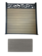 LAME 21X150MM X 1.78M LIGHT GREY - FSC GAMME BOSTON PREMIUM